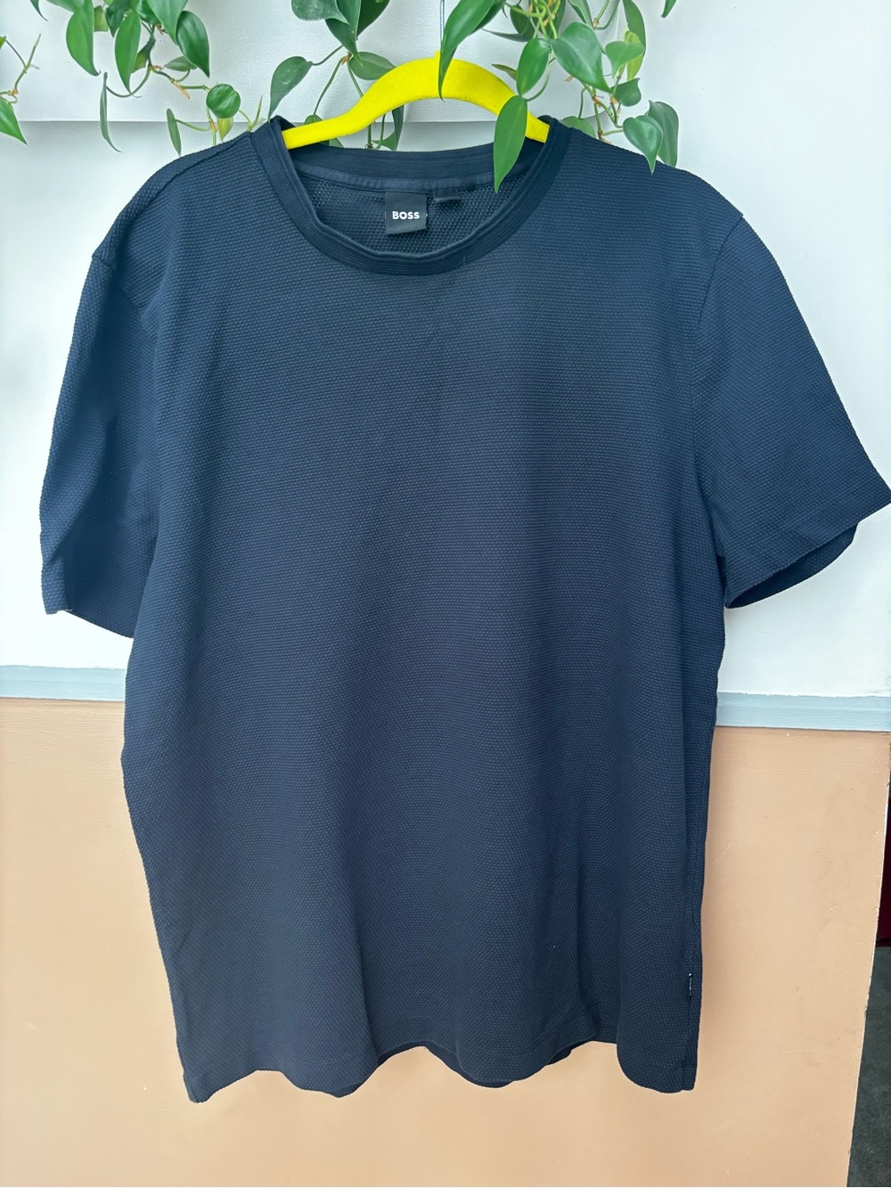 BOSS Men's Short Sleeve Crewneck Tee - Black